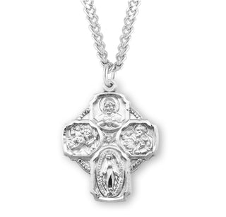 Sterling Silver 4 Way Medal 29