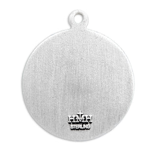 Sterling Silver Round St. Christopher Medal