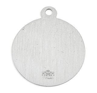 Sterling Silver Round St. Christopher Medal