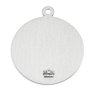Sterling Silver Round St. Christopher Medal