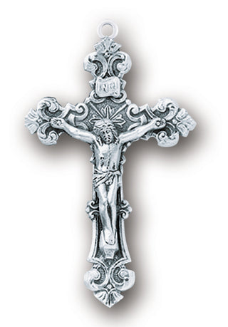 2" Sterling Silver Crucifix with 24" Chain