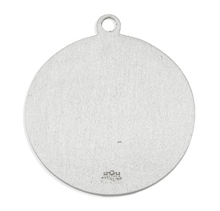 Sterling Silver Round St. Christopher Medal