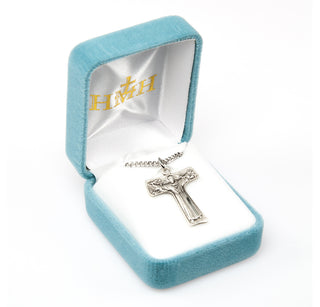 1-inch Sterling Silver St. Francis Tau Cross with 24-inch Chain
