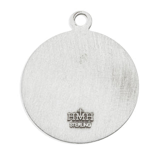 Sterling Silver Round St. Christopher Medal