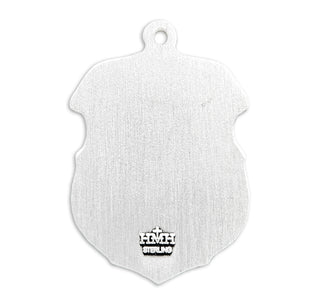 Sterling Silver Badge Shaped St. Michael Medal