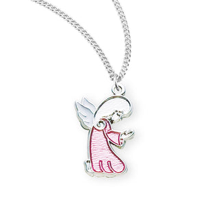 Sterling Silver Guardian Angel Baby Medal 1
