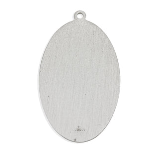 Sterling Silver Oval St. Michael Medal