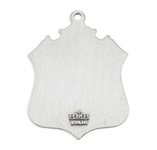 Saint Michael Sterling Silver Shield Medal