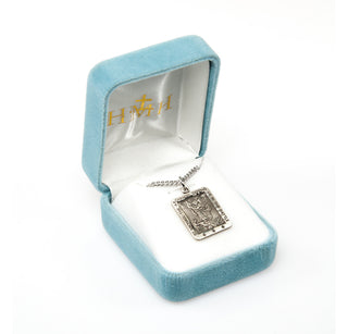 Sterling Silver Square St. Michael Medal