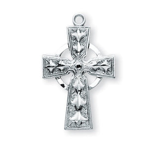 5/8-inch Tutone Sterling Silver Miraculous Medal | 18-inch Chain