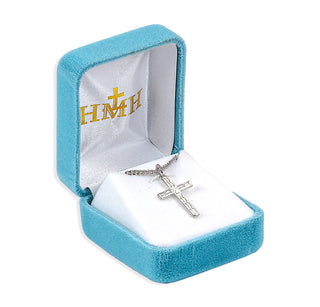 Sterling Silver Scrollwork Design Cross