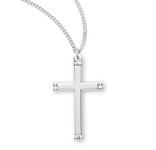 1 1 8 Inch Sterling Silver Cross With 18 Inch Chain 1