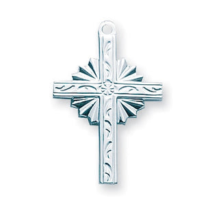 Sterling Silver Heart Shaped Miraculous Medal