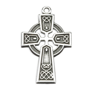 Sterling Silver Celtic Cross with 18-inch Chain