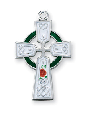 Sterling Silver Heart Shaped Miraculous Medal
