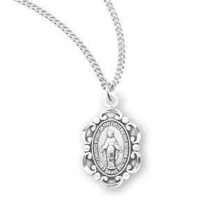 Sterling Silver Miraculous Medal 114