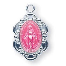 1-inch Round Sterling Silver Christ the Teacher Medal | 24-inch Chain