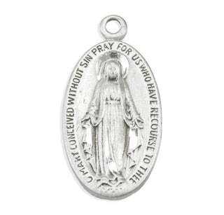 Sterling Silver Miraculous Medal