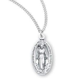 Sterling Silver Miraculous Medal 120