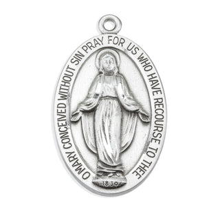 Sterling Silver Miraculous Medal