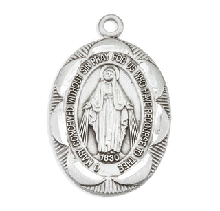 Sterling Silver Miraculous Medal