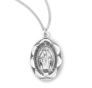Sterling Silver Miraculous Medal 126