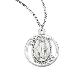 Sterling Silver Miraculous Medal 129