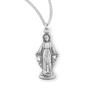 Sterling Silver Our Lady Of Grace Medal