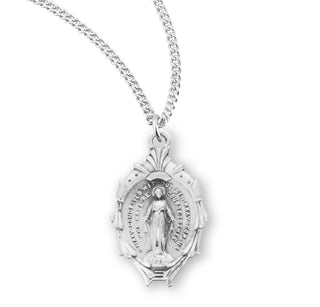Sterling Silver Miraculous Medal 145