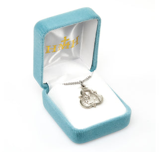 7/8-inch Sterling Silver St. Anthony Medal with 18-inch Chain