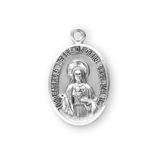 Sterling Silver Madonna Medal