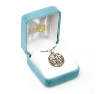 Sterling Silver Our Lady of Lourdes Medal
