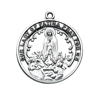 Sterling Silver Our Lady of Fatima Medal