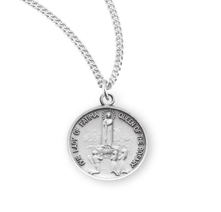 Sterling Silver Our Lady Of Fatima Medal 1