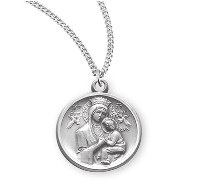 Sterling Silver Our Lady of Perpetual Help Medal