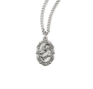 7 8 Inch Sterling Silver St Anthony Medal With 18 Inch Chain 1