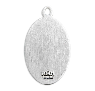 Saint Jude Oval Sterling Silver Medal