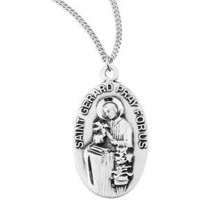 Sterling Silver Saint Gerard Medal