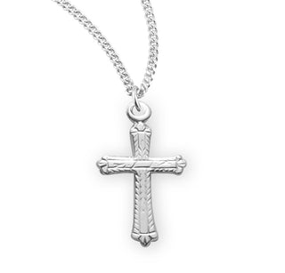 Sterling Silver Miraculous Cross W 16 Chain