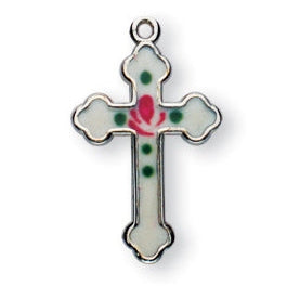 Multi Color Finest Austrian Crystal Cube Sterling Rosary - Engravable