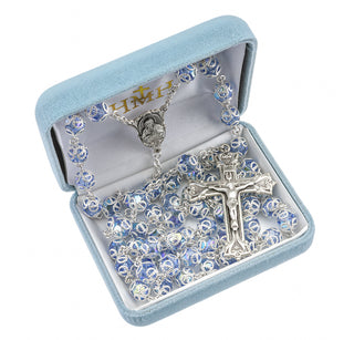 Genuine Imperial Jasper Sterling Rosary - Engravable