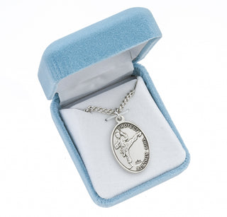 Sterling Silver St. Sebastian Martial Arts Athlete Medal