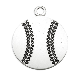 Sterling Silver Christ Baseball Athlete Medal