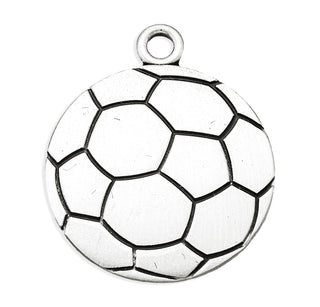 Sterling Silver Christ Soccer Athlete Medal