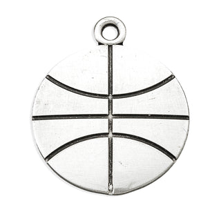 Sterling Silver Christ Basketball Athlete Medal