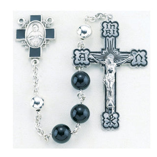 Jonquil Finest Austrian Crystal Sterling Rosary - Engravable