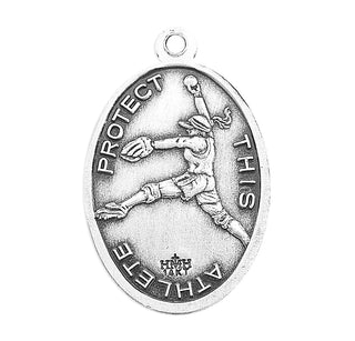 Sterling Silver St. Sebastian Softball Athlete Medal