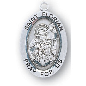 Sterling Silver Miraculous Rosary Center