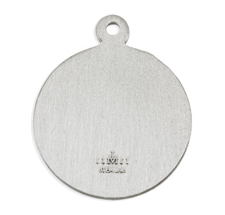 Sterling Silver Round Shaped St. Andrew Medal