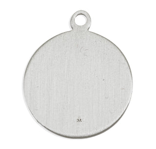 Sterling Silver Round Shaped St. Mark Medal